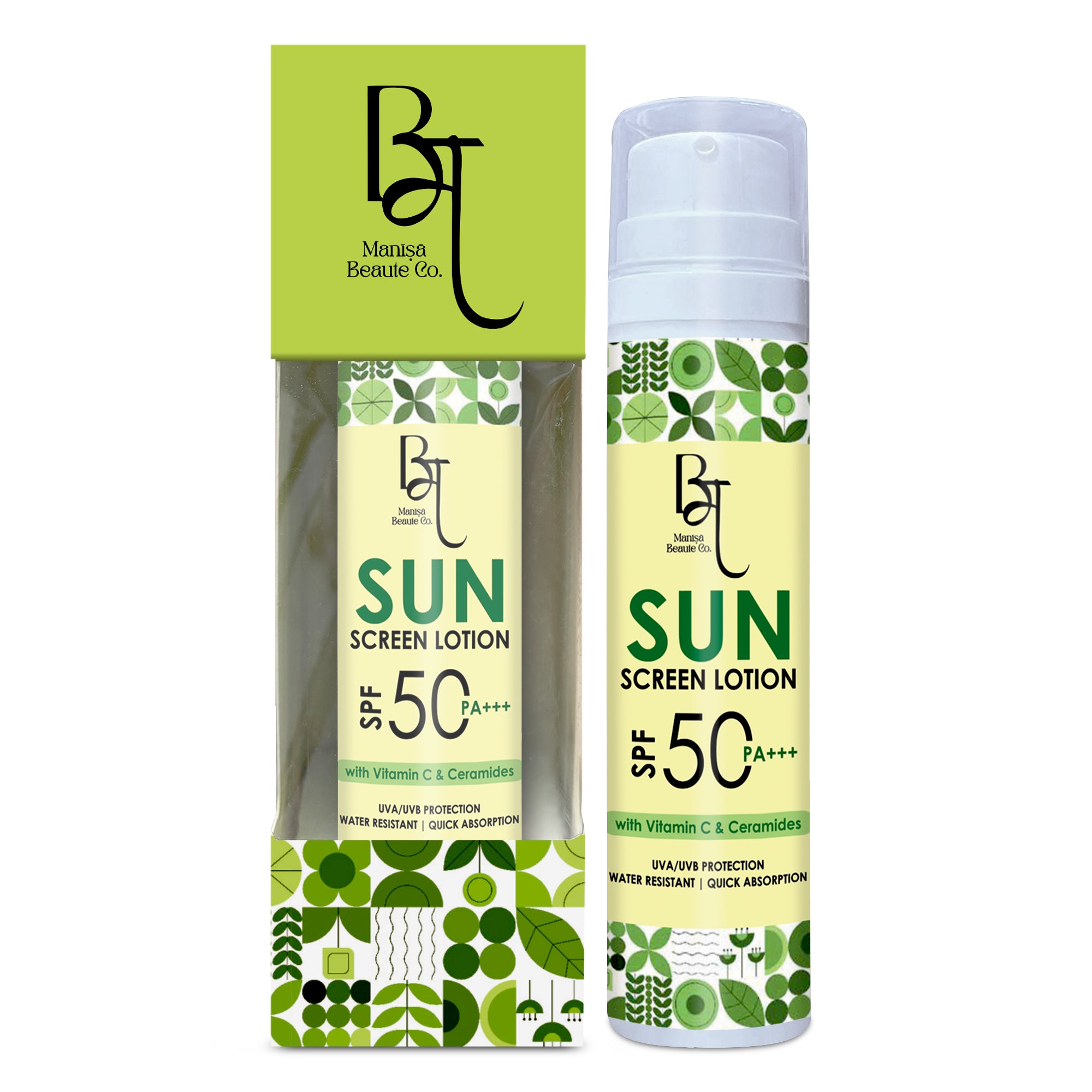 Sunscreen Lotion SPF 50 PA+++ with Vitamin C, Hyaluronic Acid & Ceramides - 50ML