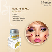 Manisa Natural Make-Up Remover Balm with Shea Butter, Coconut Oil, Almond Oil  30GM