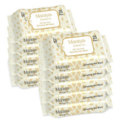 Manisa Beaute Co. 24K Gold Touch Refreshing Wipes | Alcohol-Free, Vegan Makeup Remover | Paraben-Free & Cruelty-Free Facial Wipes for Sensitive Skin - 250 Wipes (Pack of 10)