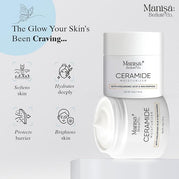 Ceramide Moisturizer with Hyaluronic Acid |Hydrating Face Cream Ideal For Dry Skin-50g