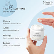 Ceramide Moisturizer with Hyaluronic Acid |Hydrating Face Cream Ideal For Dry Skin-50g
